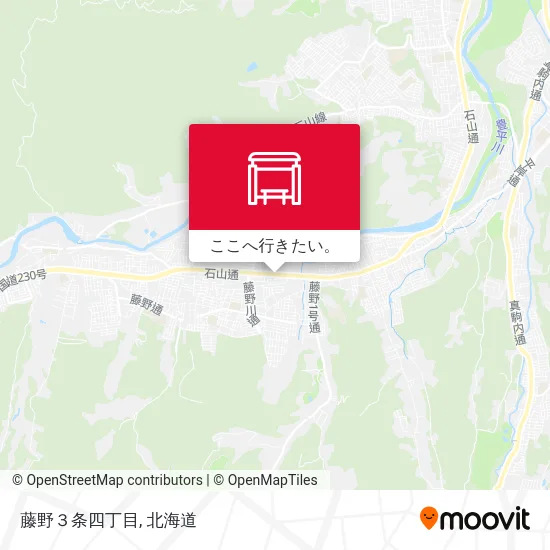 藤野３条四丁目地図