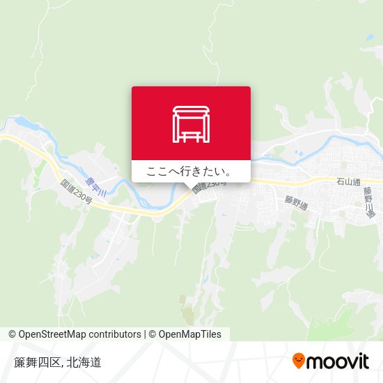 簾舞四区地図
