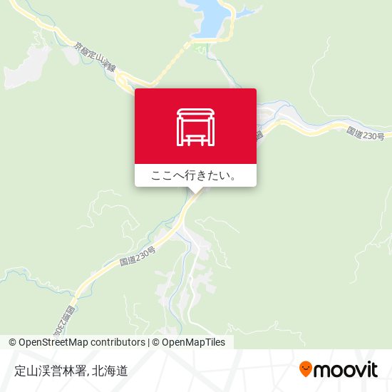 定山渓営林署地図