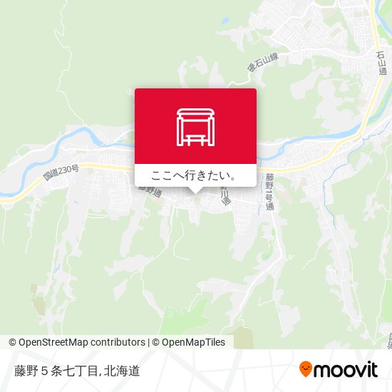 藤野５条七丁目地図