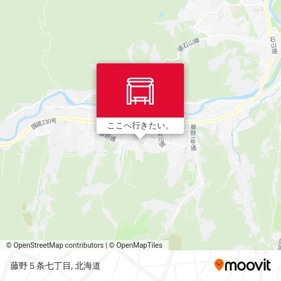 藤野５条七丁目地図