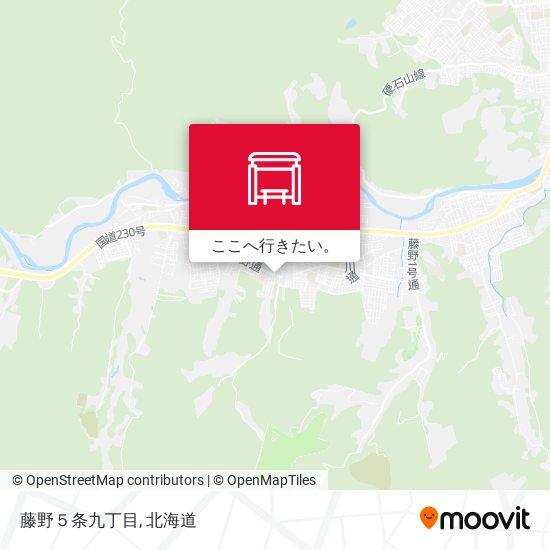 藤野５条九丁目地図
