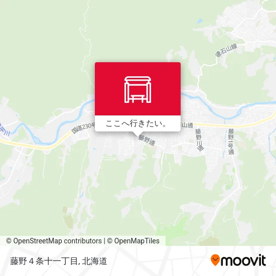 藤野４条十一丁目地図