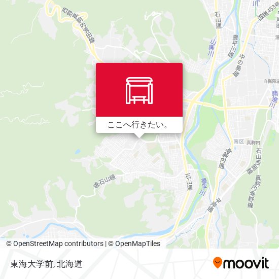 東海大学前地図