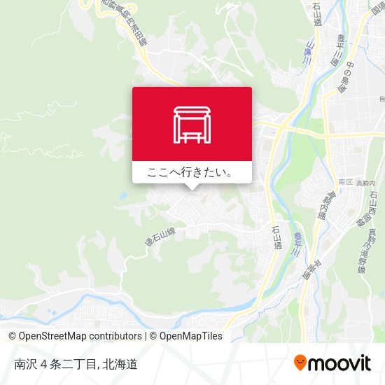 南沢４条二丁目地図