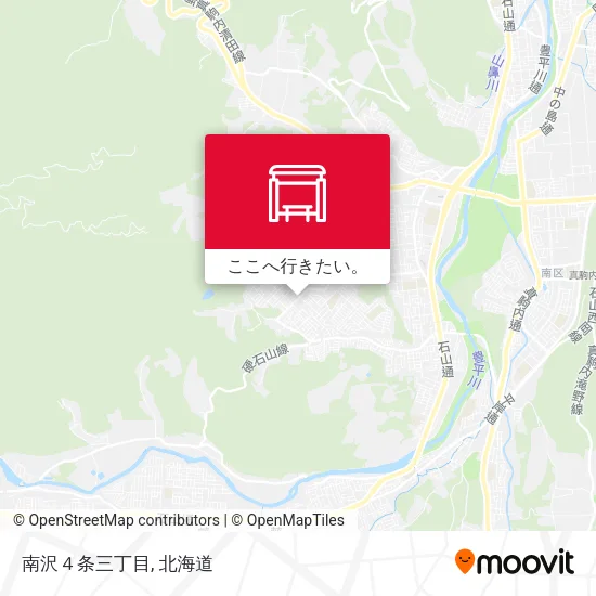 南沢４条三丁目地図