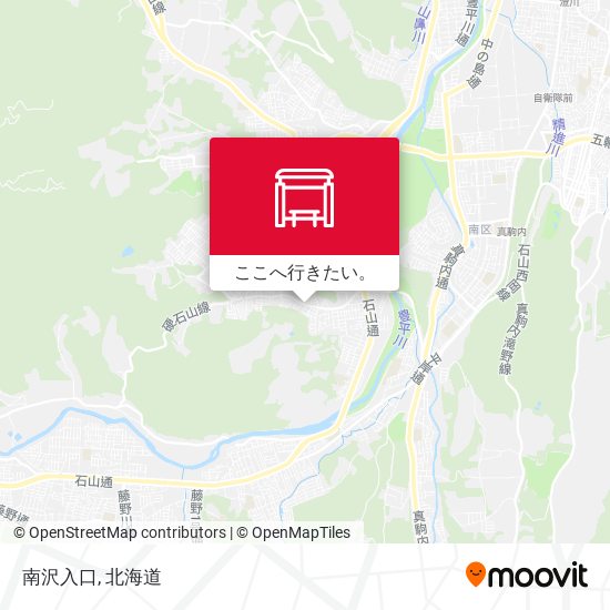 南沢入口地図
