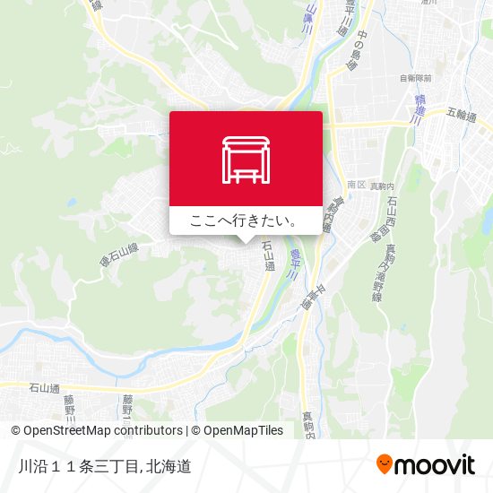 川沿１１条三丁目地図