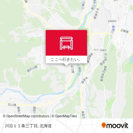 川沿１１条三丁目地図