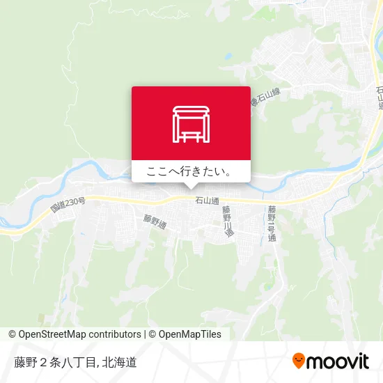 藤野２条八丁目地図