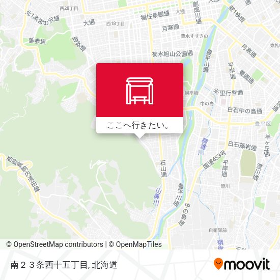 南２３条西十五丁目地図