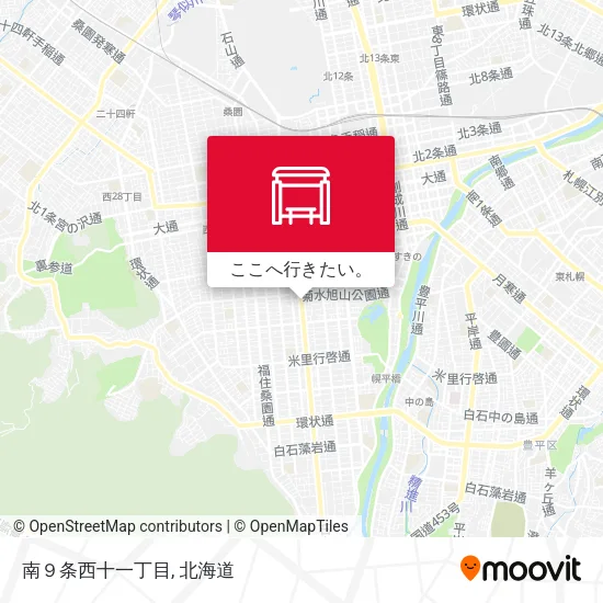 南９条西十一丁目地図