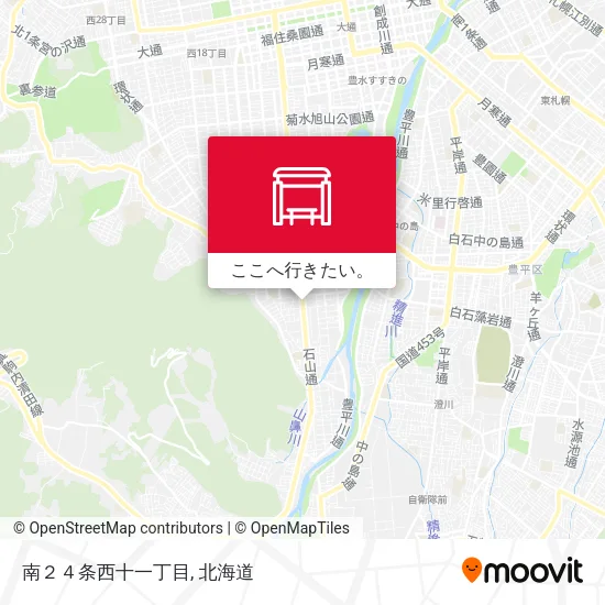 南２４条西十一丁目地図