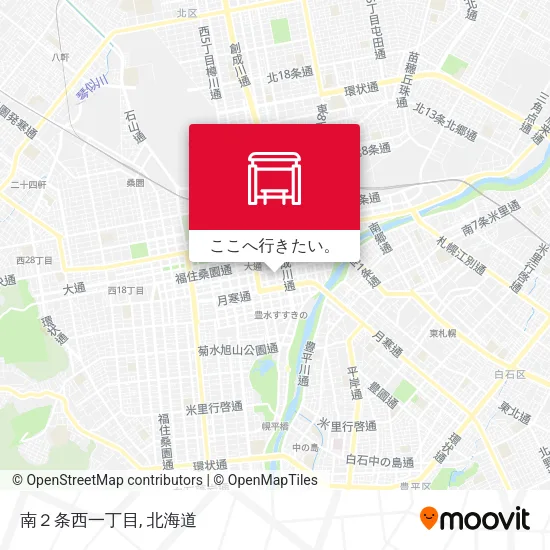 南２条西一丁目地図
