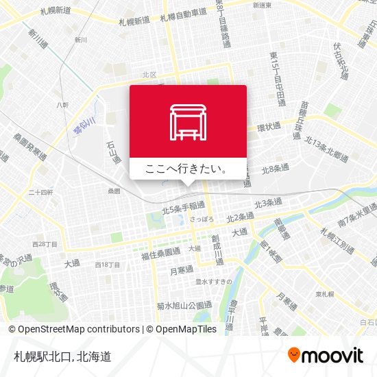 札幌駅北口地図