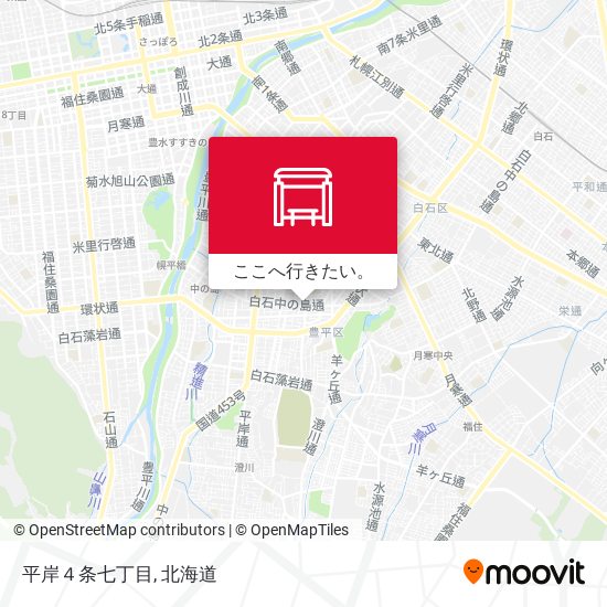 平岸４条七丁目地図