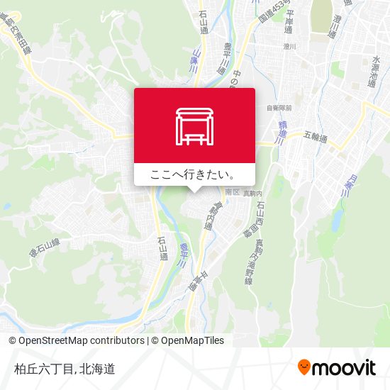 柏丘六丁目地図