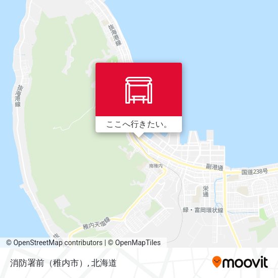 消防署前（稚内市）地図