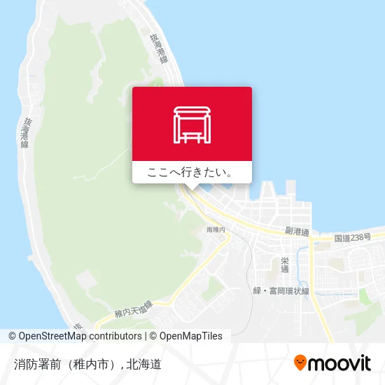 消防署前（稚内市）地図