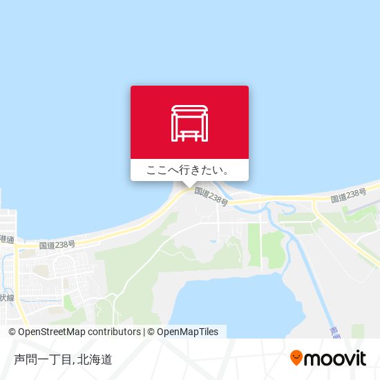 声問一丁目地図