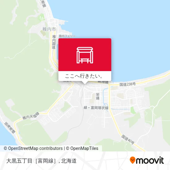 大黒五丁目［富岡線］地図