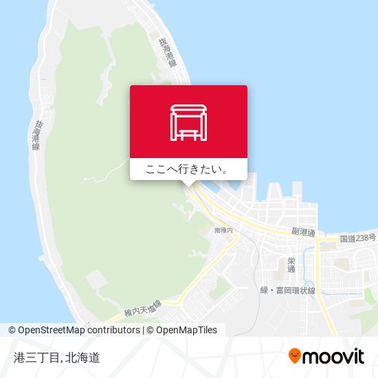 港三丁目地図