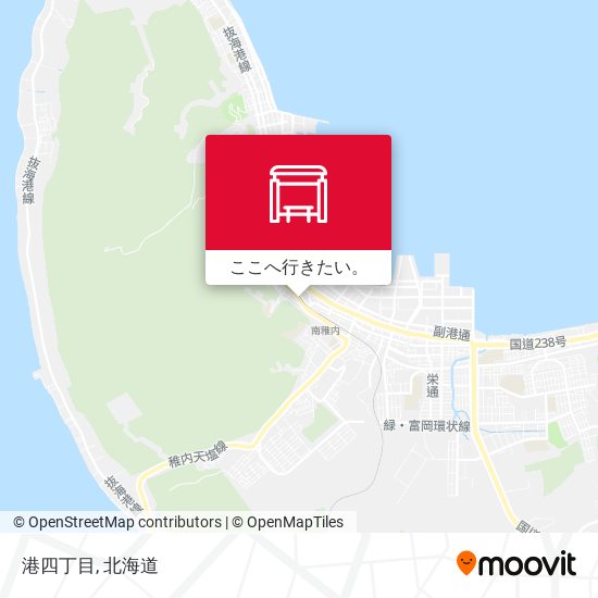 港四丁目地図