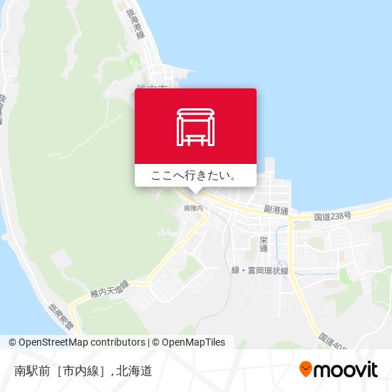 南駅前［市内線］地図
