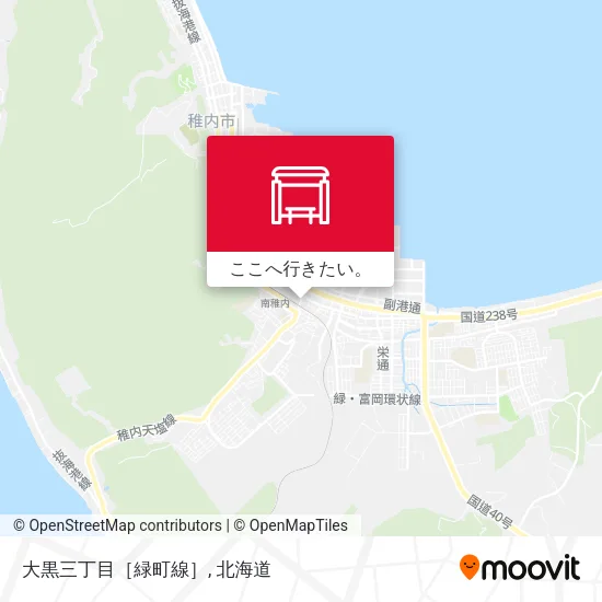 大黒三丁目［緑町線］地図