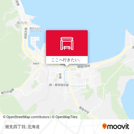 潮見四丁目地図