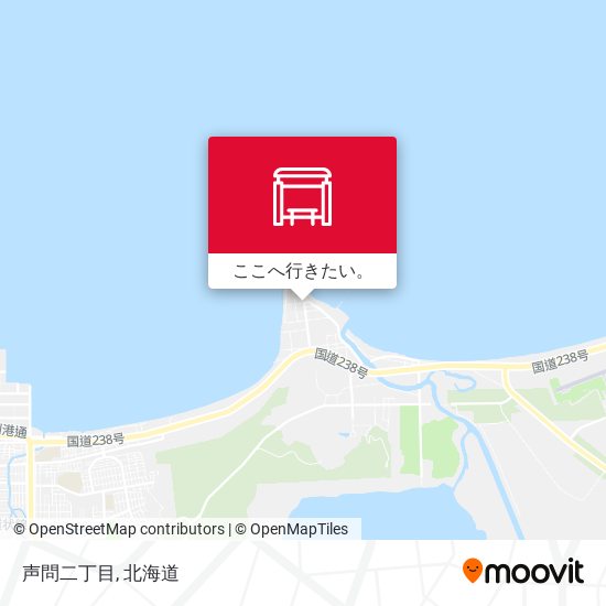 声問二丁目地図