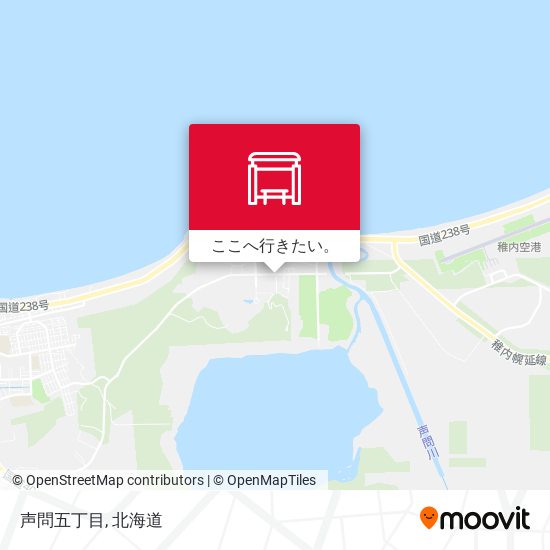 声問五丁目地図