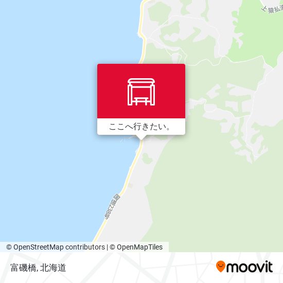 富磯橋地図