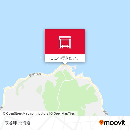 宗谷岬地図