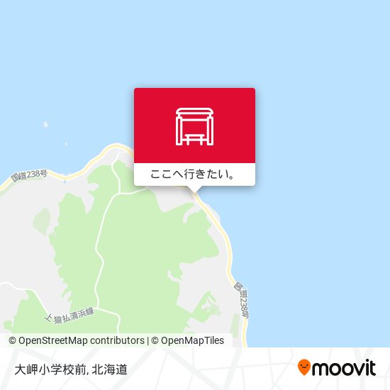 大岬小学校前地図