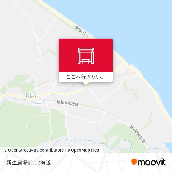 新生農場前地図