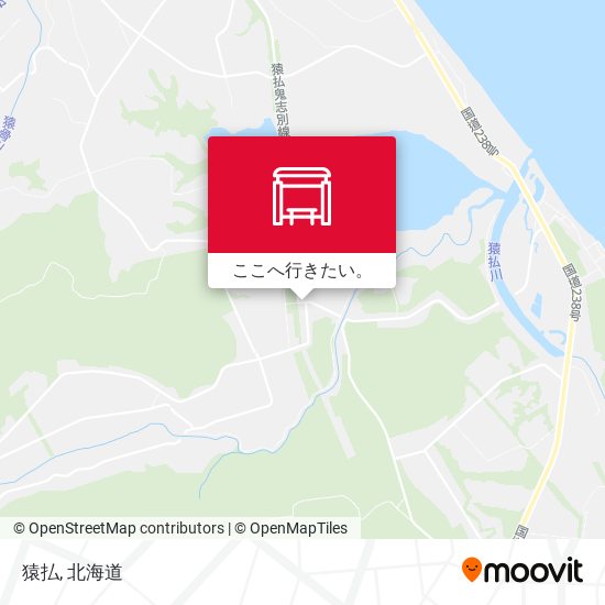 猿払地図