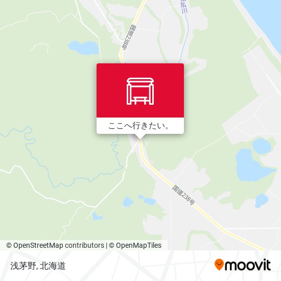 浅茅野地図