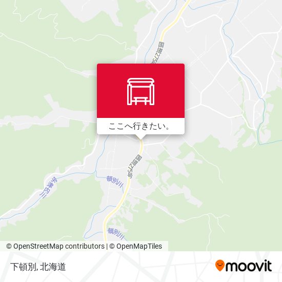 下頓別地図