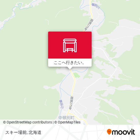 スキー場前地図