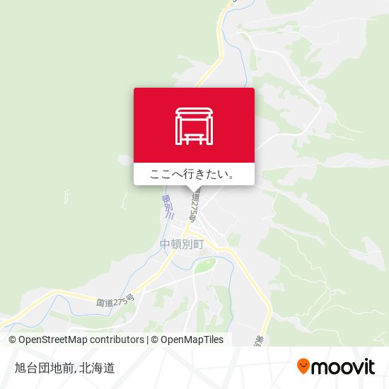 旭台団地前地図
