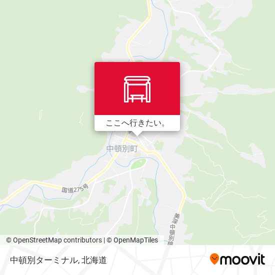 中頓別ターミナル地図
