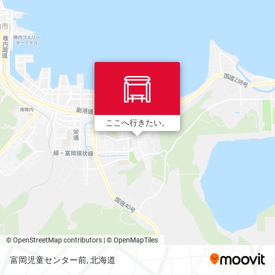 富岡児童センター前地図