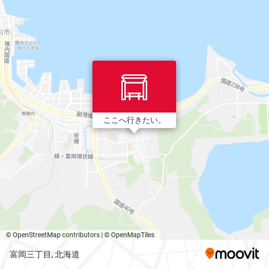 富岡三丁目地図