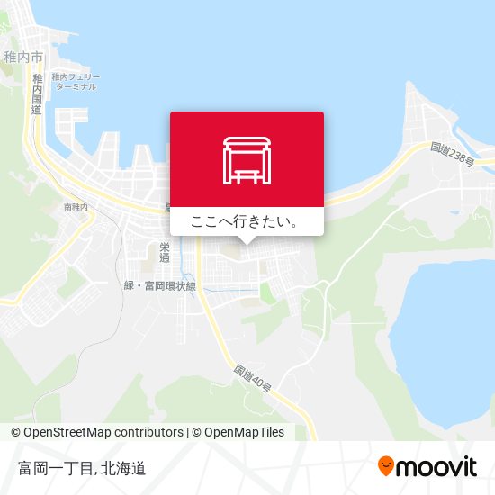 富岡一丁目地図