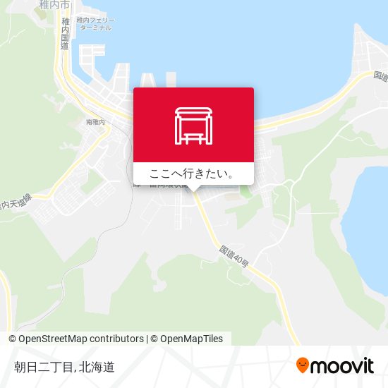 朝日二丁目地図