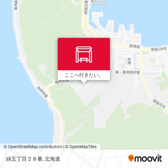 緑五丁目２８番地図
