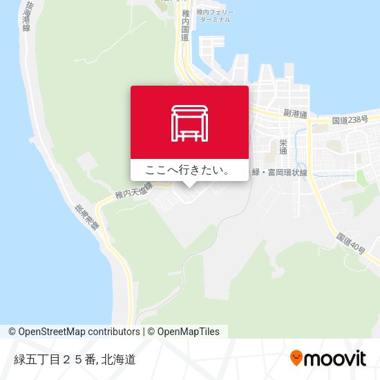 緑五丁目２５番地図