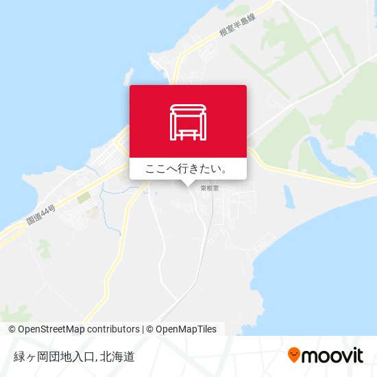 緑ヶ岡団地入口地図