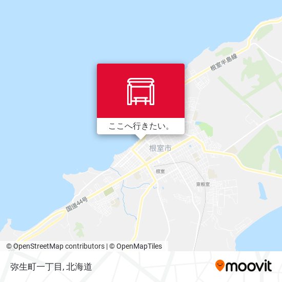 弥生町一丁目地図